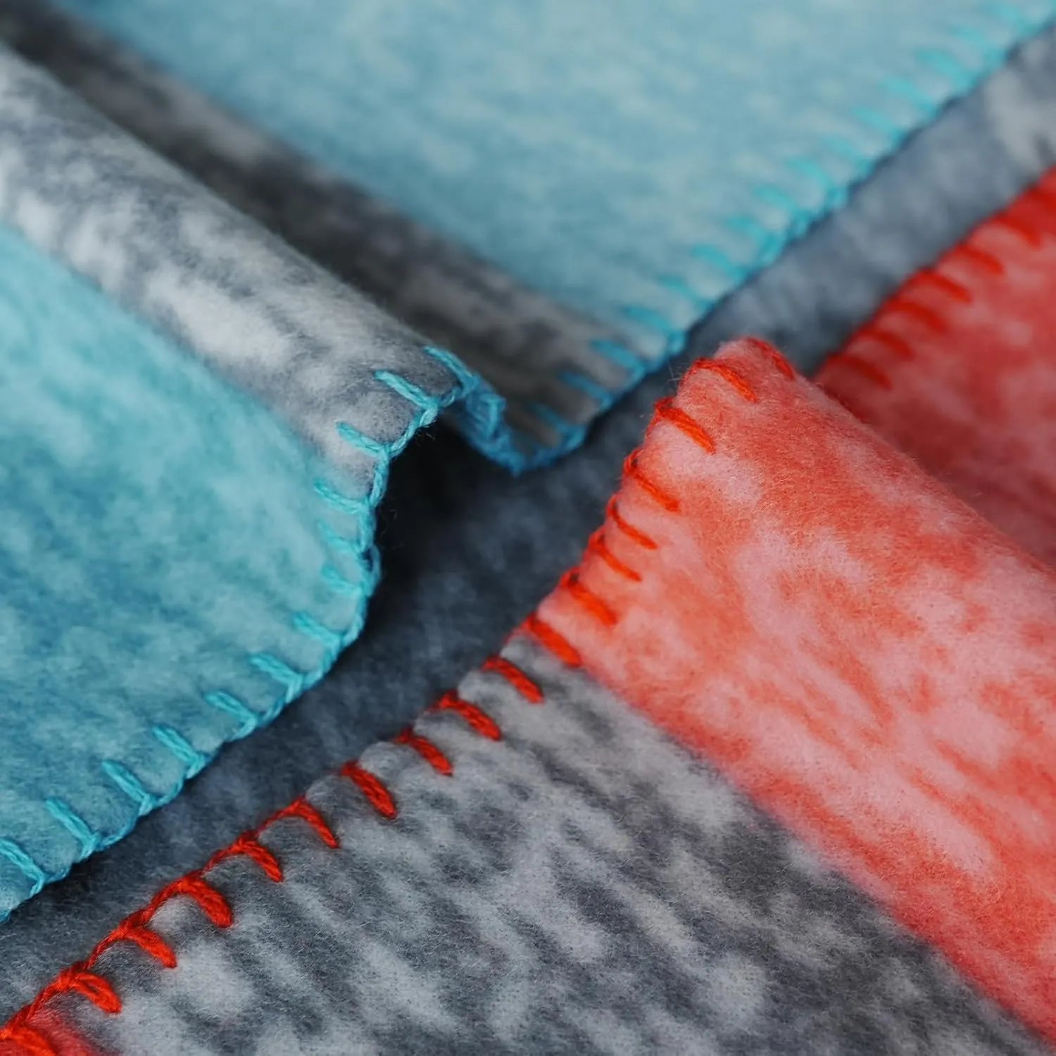 Fleece Throw Blankets Bulk Fleece Blankets Solid Wholesale Lightweight Warm Soft for Pet Bed Couch Office Gifts Travel Seasons (Pack of 6-50x60 Inches,Multiple Plaid)