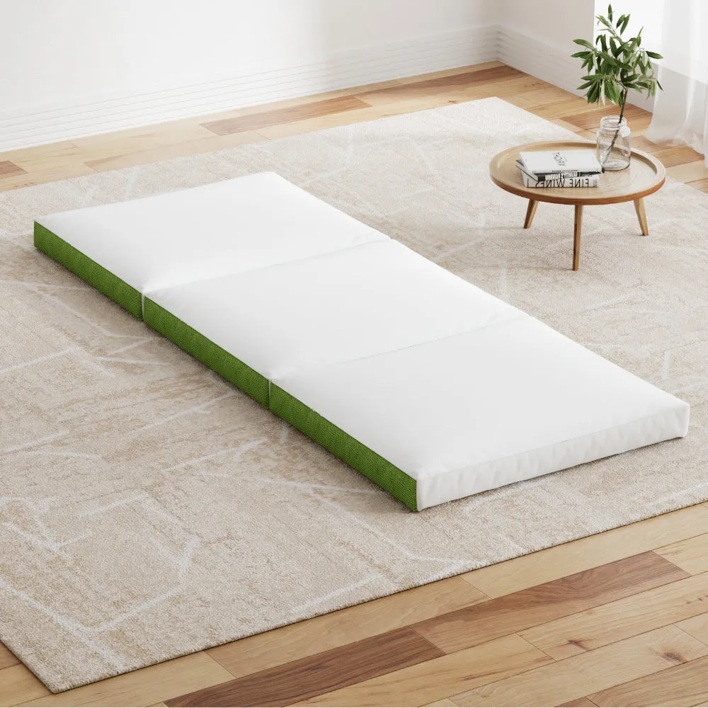 Foldable Mattress Folding Foam Trifold Green