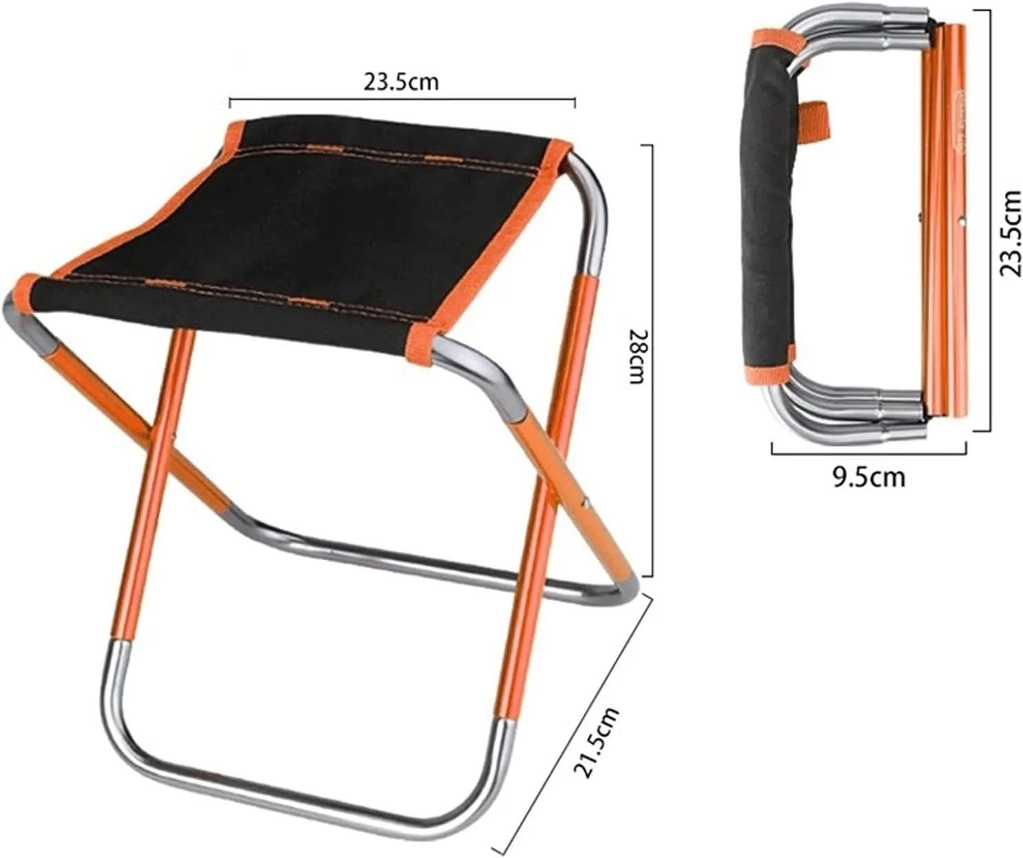 Folding Chairs Outdoor Folding Fishing Aluminum Chair Stool Ultra Light Weight Portable Camping Fishing Picnic Chair
