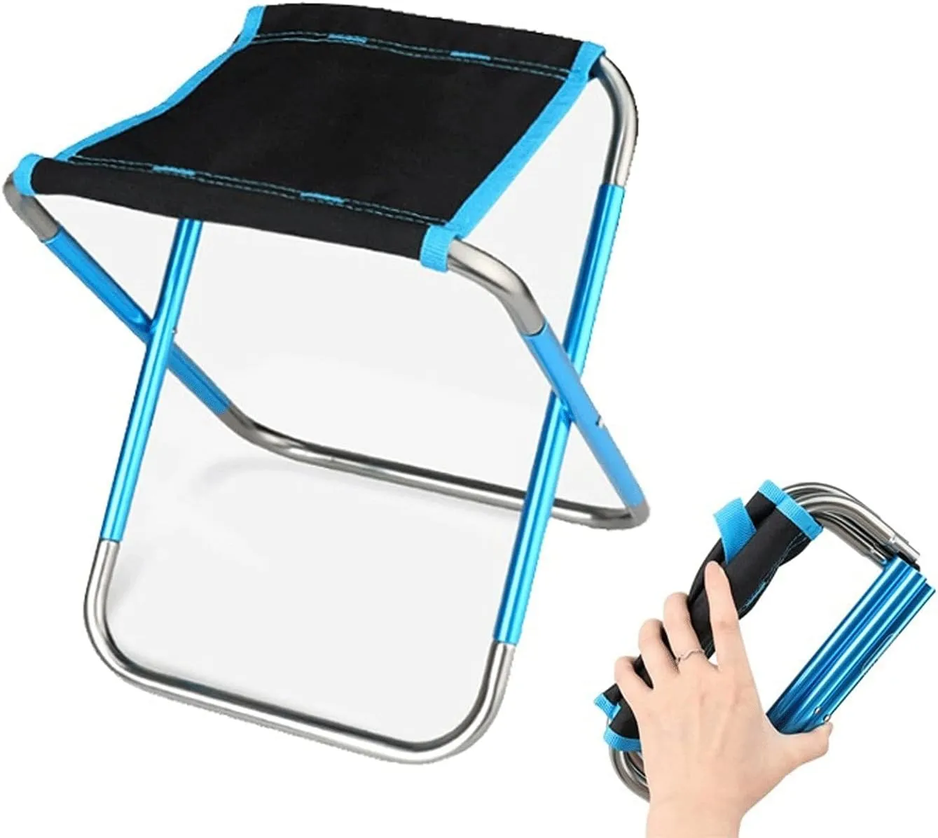 Folding Chairs Outdoor Folding Fishing Aluminum Chair Stool Ultra Light Weight Portable Camping Fishing Picnic Chair