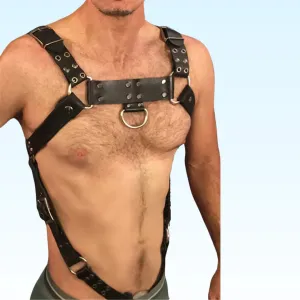 FOX - Diagonal Men's Leather Harness
