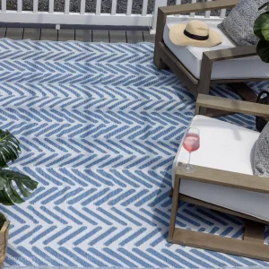 Fresno - Light Blue Foldable Rug