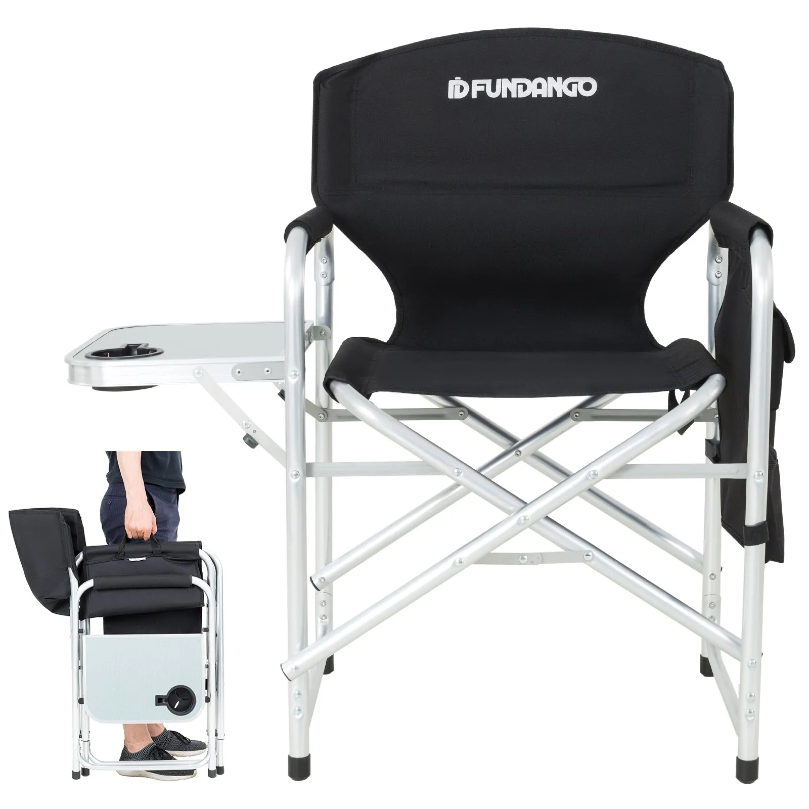 FUNDANGO Aluminum Director's Chair