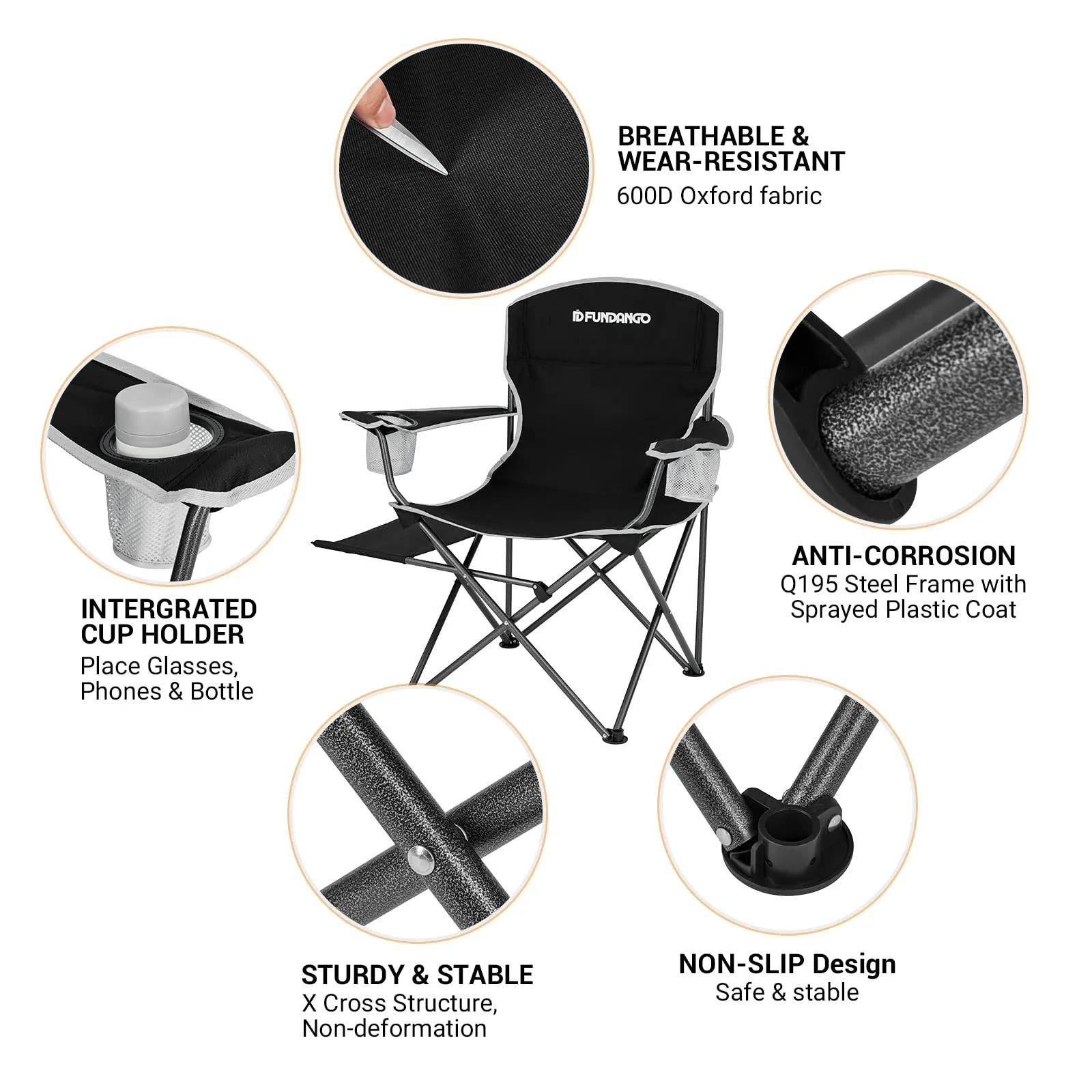 FUNDANGO Arm Chair Plus Set Of 2
