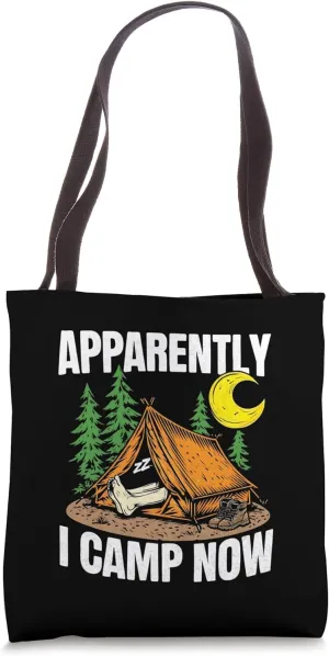 Funny Camping Hiking Walking Hiker Walker Tote Bag