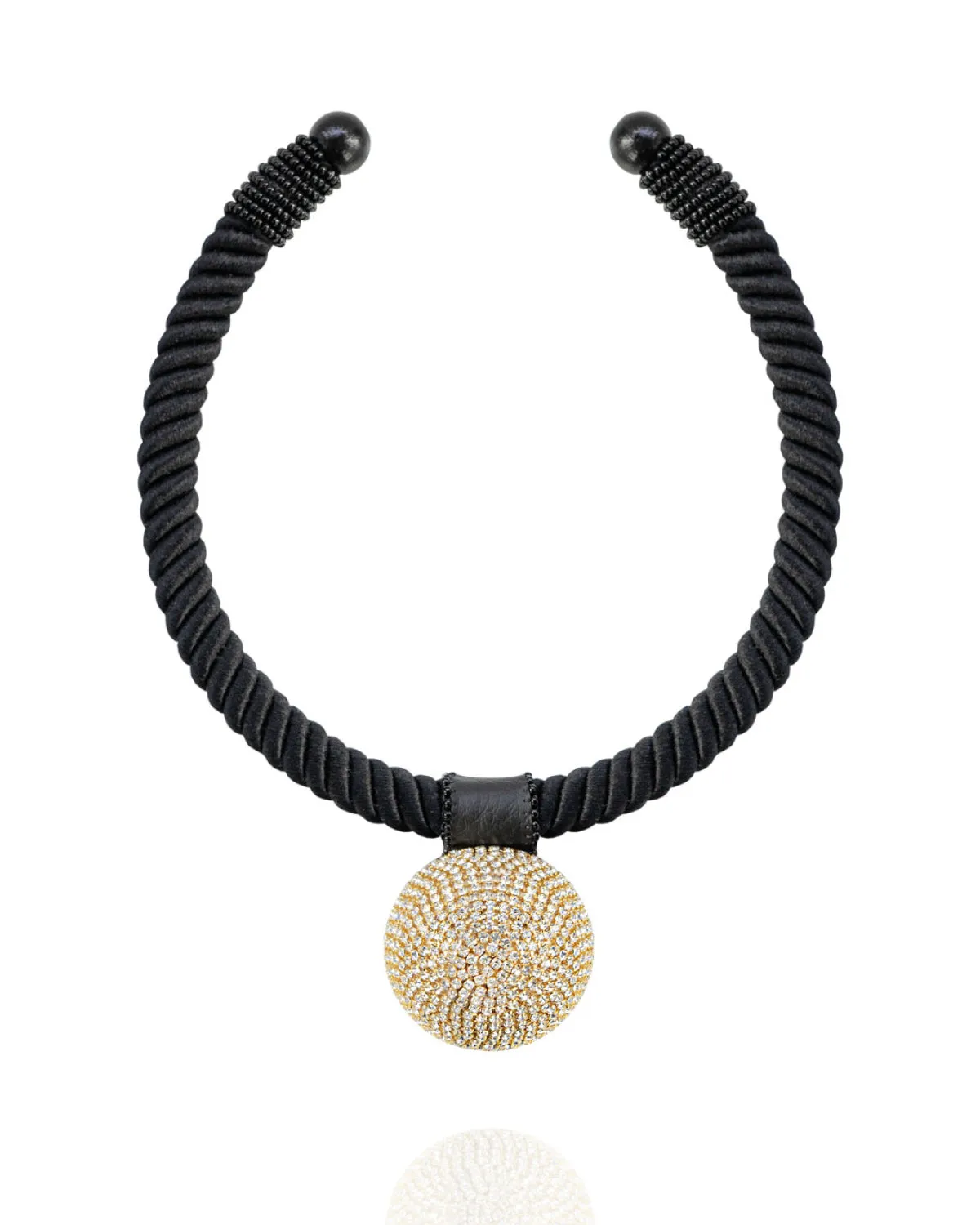 Gaia Glam Necklace in Bold Gold