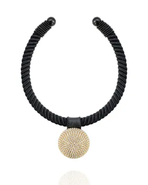 Gaia Glam Necklace in Bold Gold