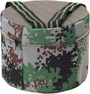 Gardening Stool Portable Wearable Lightweight Foam Practical Round Footstool Camping Stool for Home Yard Backpacking Weeding, Height 24cm