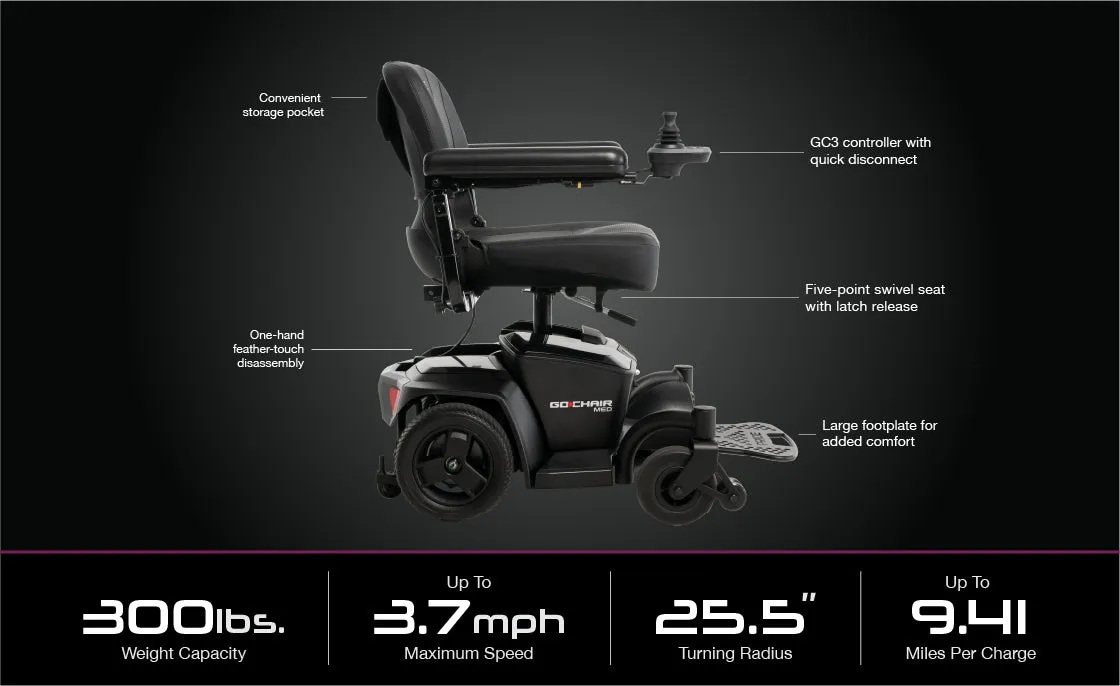 Go Chair MED Power Wheelchair