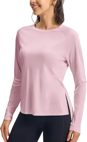 Gopune Women's Sun Shirts UPF 50  Long Sleeve UV Protection Shirt Lightweight Quick Dry Workout Hiking Tops