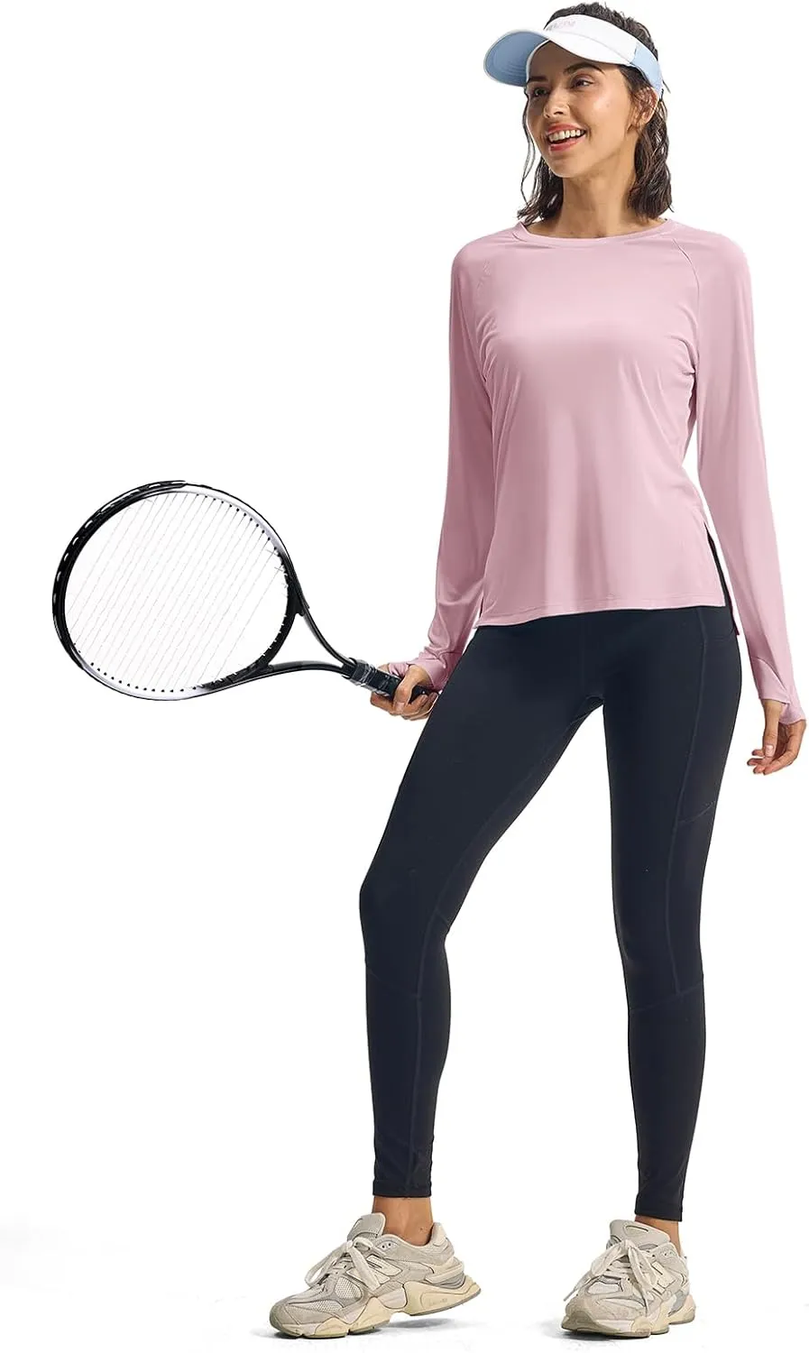 Gopune Women's Sun Shirts UPF 50  Long Sleeve UV Protection Shirt Lightweight Quick Dry Workout Hiking Tops