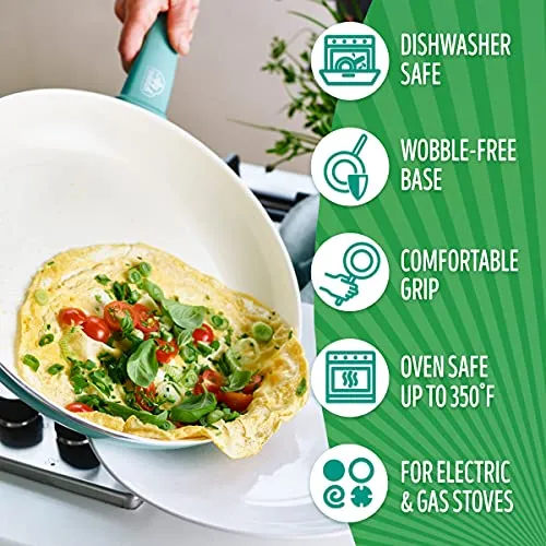 GreenLife Soft Grip Nonstick Cookware Set