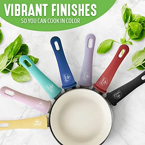 GreenLife Soft Grip Nonstick Cookware Set