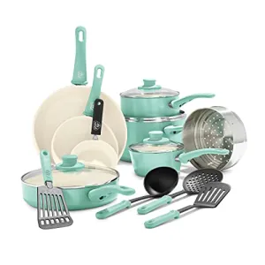 GreenLife Soft Grip Nonstick Cookware Set