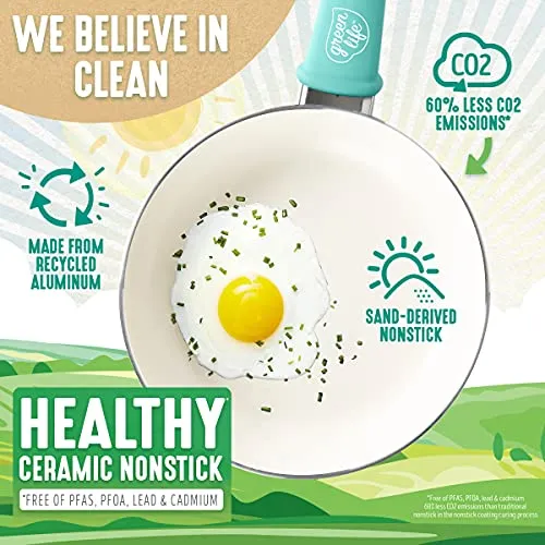 GreenLife Soft Grip Nonstick Cookware Set