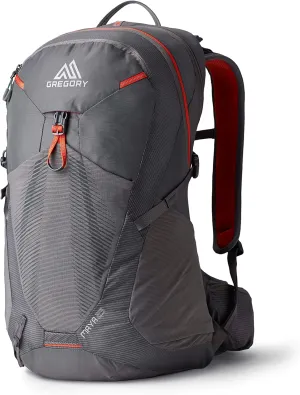 Gregory Maya 25L Women's Day Hiking Backpack, Ventilated Backpanel, Built-In Hydration Attachment for Water Bladder (Reservoir Not Included), One Size Fits All, Sunset Grey