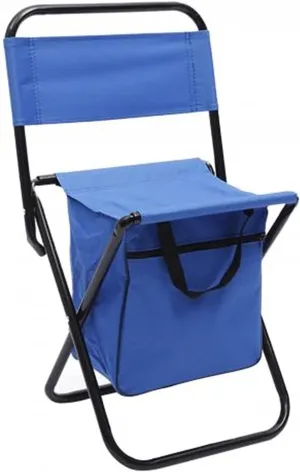 GRFIT Folding Chair Outdoor Folding Camping Fishing Chair Stool Portable Backpack Picnic Bag Hiking Pouch Camping Tool Portable Folding Chair (Color : Bigblue Mug)