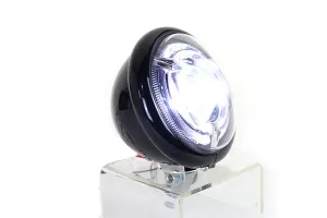 HARLEY 5-3/4 inch Bates Style LED Headlamp Black fits 0-  All, models