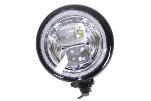 HARLEY 5-3/4 inch Bates Style LED Headlamp Black fits 0-  All, models