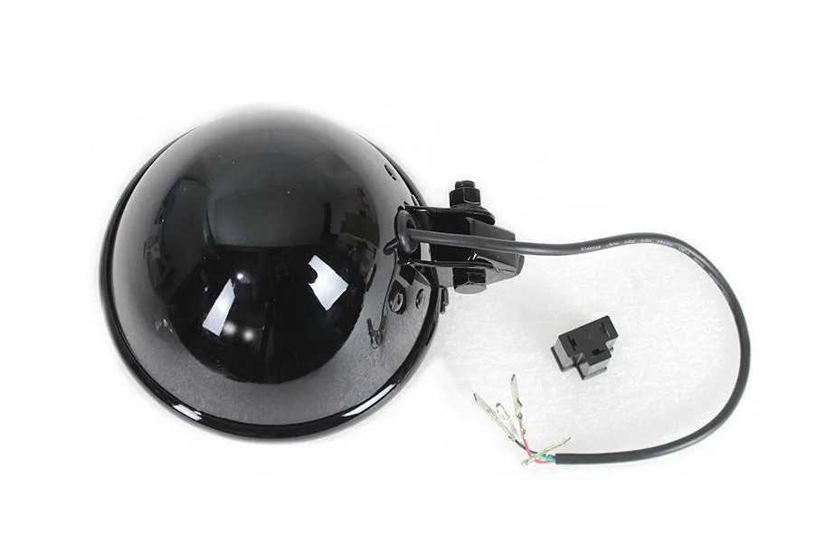 HARLEY 5-3/4 inch Bates Style LED Headlamp Black fits 0-  All, models