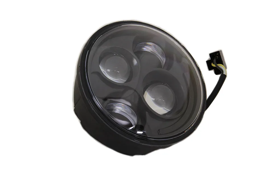 HARLEY 5-3/4 inch LED Headlamp Unit fits 0-  Custom, application for 5-3/4 custom headlamps"