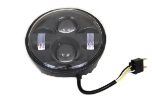 HARLEY 5-3/4 inch LED Headlamp Unit fits 0-  Custom, application for 5-3/4 custom headlamps"