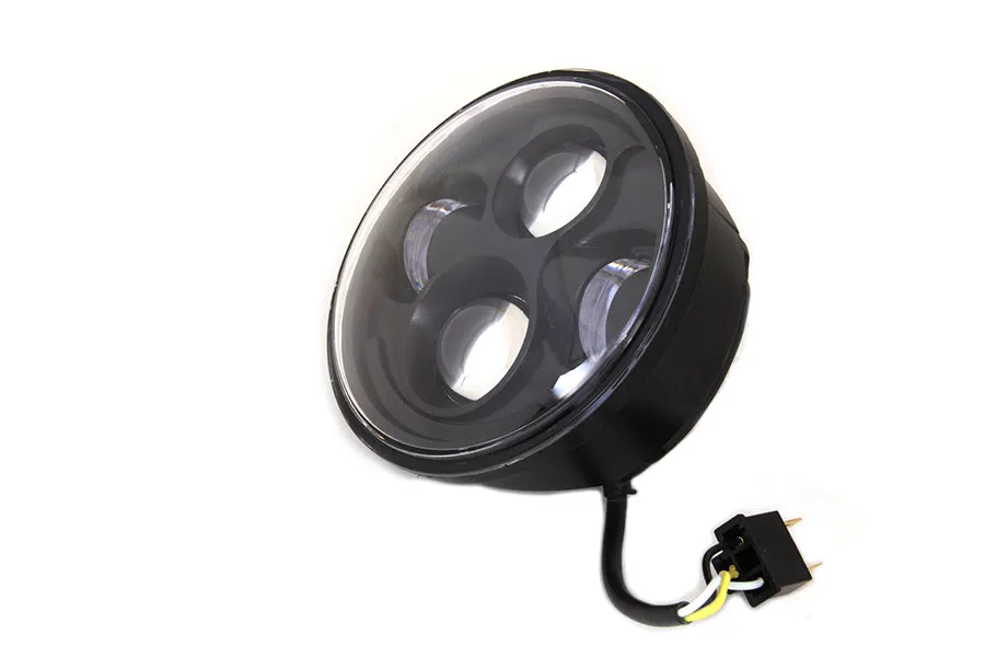 HARLEY 5-3/4 inch LED Headlamp Unit fits 0-  Custom, application for 5-3/4 custom headlamps"