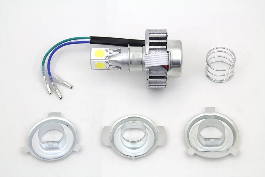 HARLEY White LED H4 Replacement Bulb Kit fits 0-  Custom, Application