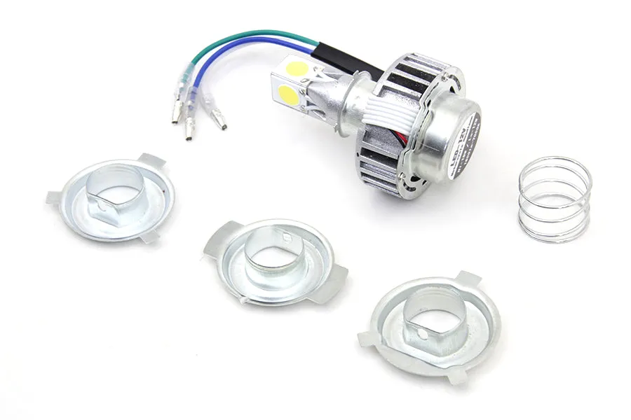HARLEY White LED H4 Replacement Bulb Kit fits 0-  Custom, Application
