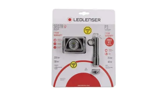 Headlamp SE07R and Flashlight P3 Combo