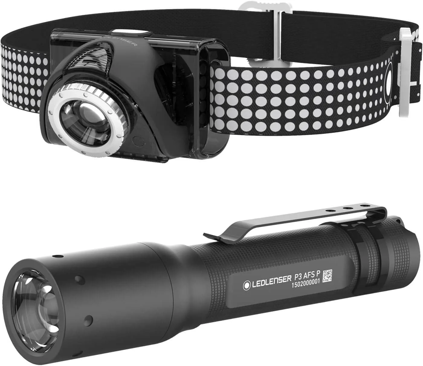Headlamp SE07R and Flashlight P3 Combo