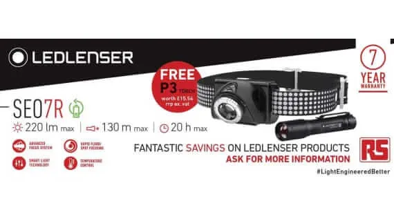 Headlamp SE07R and Flashlight P3 Combo
