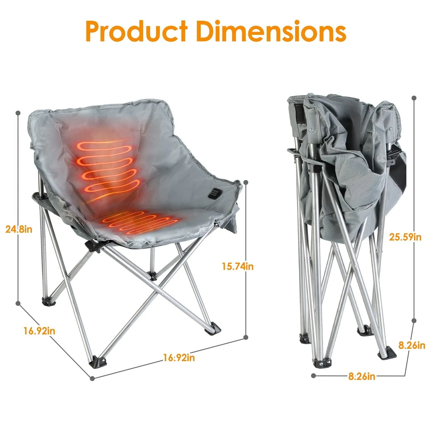 Heated Camping Chair