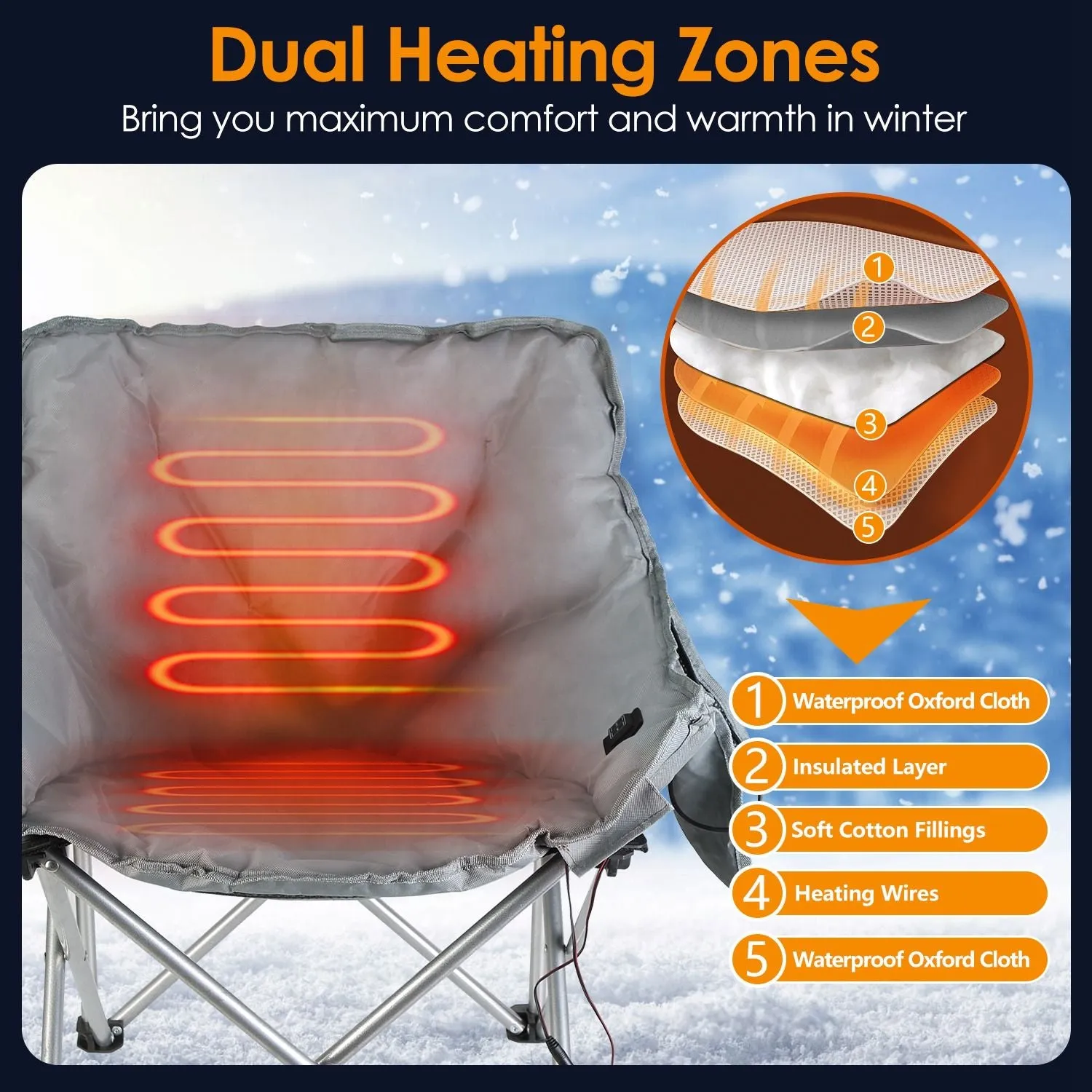 Heated Camping Chair