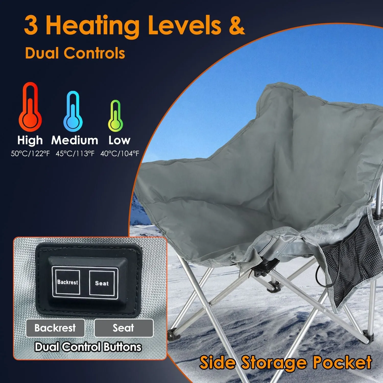 Heated Camping Chair