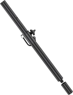 Height Adjustable M20 Speaker Pole Mount for Subwoofer Extender with M20 to 35mm Adapter - Heavy-Duty 2 in 1 Speaker Poles for Subwoofers Fits M20 Threaded Mount and 35mm Mounts Up to 121LBS, 1 Pack