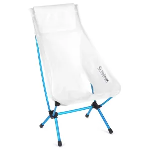 Helinox Chair Zero Highback - Light and Compact Camping Chair - White / Cyan Blue