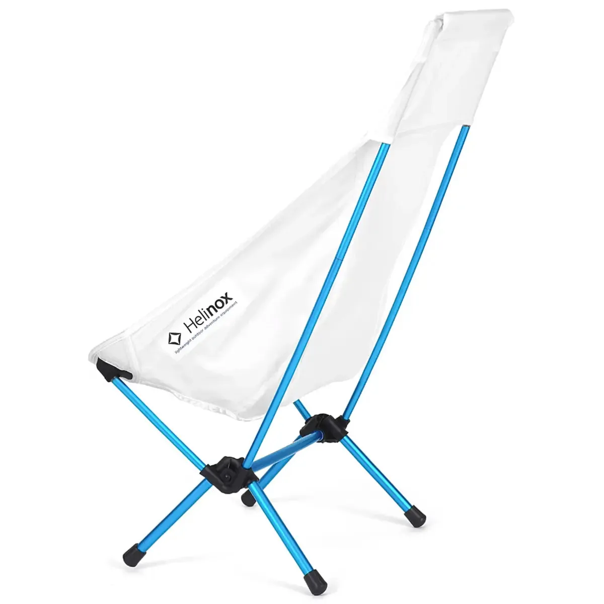 Helinox Chair Zero Highback - Light and Compact Camping Chair - White / Cyan Blue