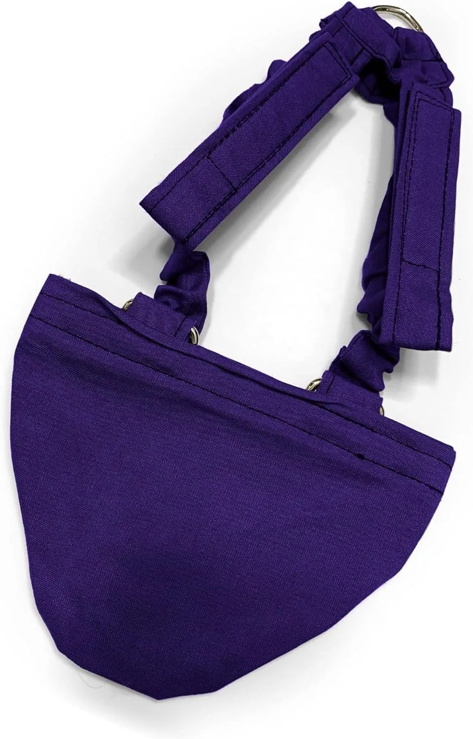 Hen Holster Bikini Diaper, Bird Diaper & Harness for Hens, Roosters, Ducks, Geese - with Removable Vinyl Liner, Adjustable Fit for Outdoor Adventures & Indoor Use - Easy to wear - S/M, Purple