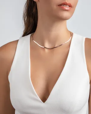 Herringbone Chain - 18K Gold Vermeil