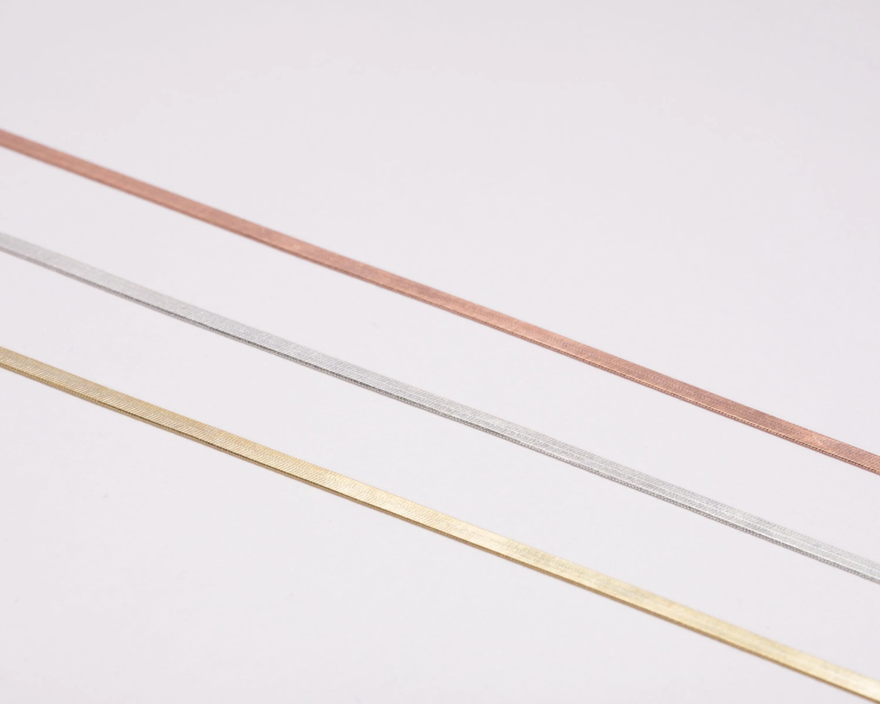 Herringbone Chain - 18K Gold Vermeil