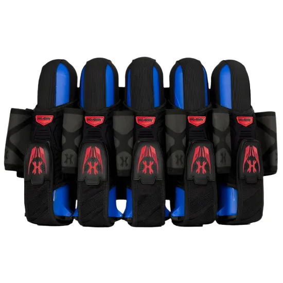 HK Army Magtek Paintball Pod Harness - Black/Red 5 4 4