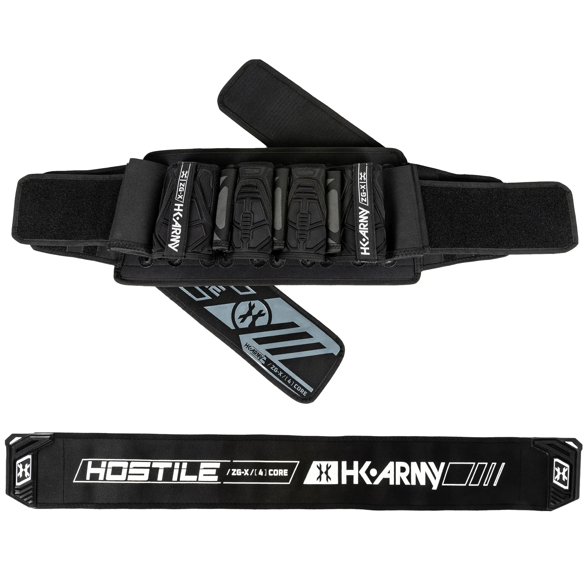HK Army Zero-GX Strapless Paintball Pod Harness - Stealth 4 3 4