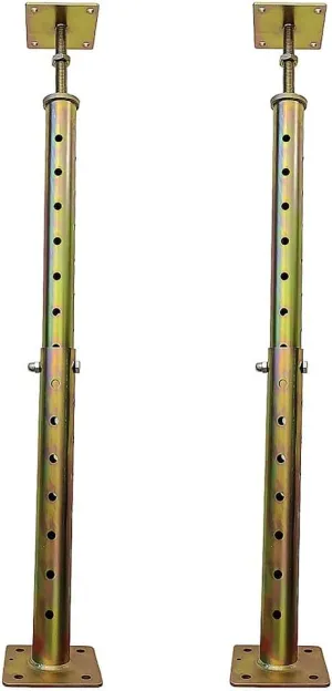 House Floor Jack,18.8''-35.8'' Height Range Adjustable Basement Floor Jack for Beams, Stairs, Porch, Deck (2)