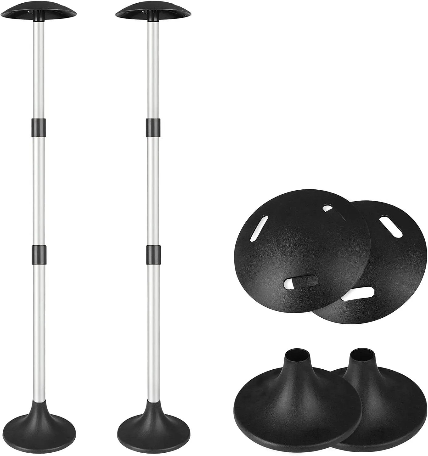 iCOVER Boat Cover Support Pole-Height Adjustable Aluminum Telescoping Pole and Webbing Strap Prevent Water from Sagging