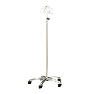 IV Pole with Alloy Base 4 Hooks 1420-2380mm