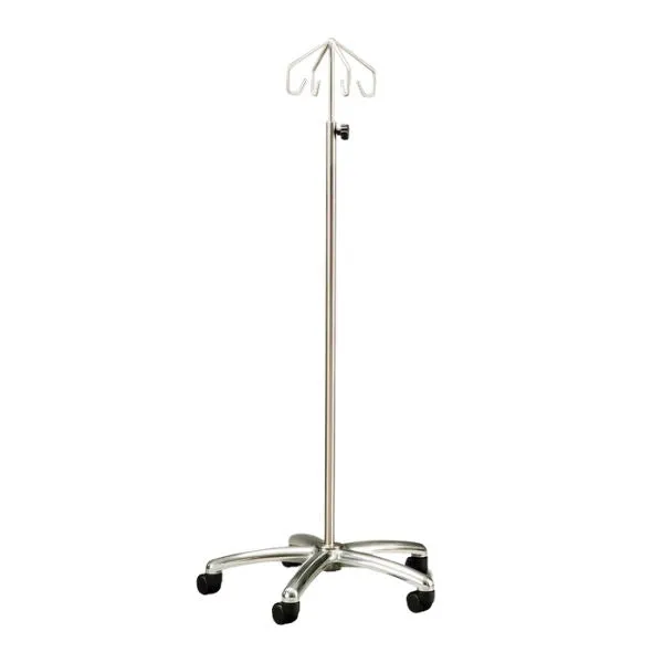 IV Pole with Alloy Base 4 Hooks 1420-2380mm