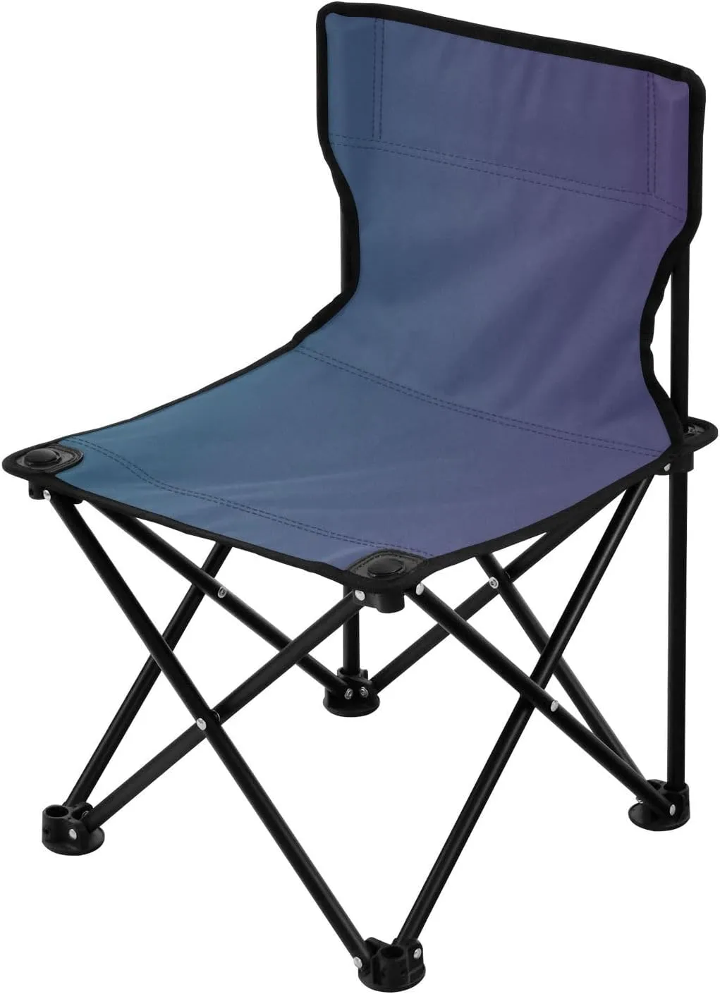 J JOYSAY Midnight Bloom Gradient Portable Camping Chair Lightweight Outdoor Folding Chair for Adults Beach Chair for Outside Camping Sports Travel Beach Hiking