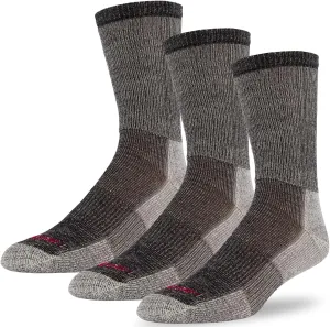 J.B. Field's Hiker GX 74% Merino Wool Hiking Crew Sock, All Season, Trekking & Outdoor Activity, 3 Pairs