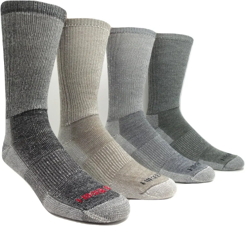 J.B. Field's Hiker GX 74% Merino Wool Hiking Crew Sock, All Season, Trekking & Outdoor Activity, 3 Pairs